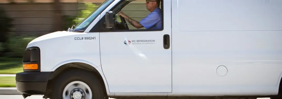 KIC Refrigeration service vehicle serving Genoa area